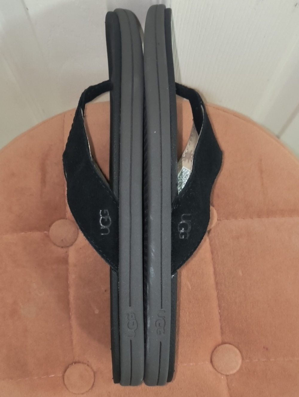 UGG Men's Brookside Flip Canvas Sandals Size 7 NWT - Picture 4 of 9